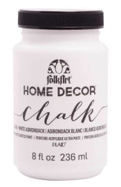 Folk Art Home Decor Chalk Paint White Adirondack